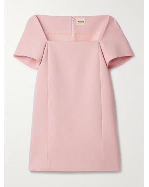 KHAITE Benji Minikleid Aus Crêpe - Pink