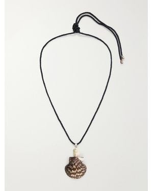 Jennifer Behr Rhodes-Tone Shell Necklace - Natural