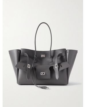 Balenciaga Bel Air Tragetasche Mittelgroß - Grau