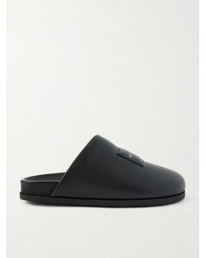 Givenchy Puffy Leather Slip-Ons - Black
