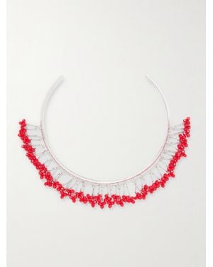 Isabel Marant Nora-Tone And Beaded Choker - Pink