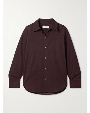 La Ligne Alain Cotton-Corduroy Shirt - Purple