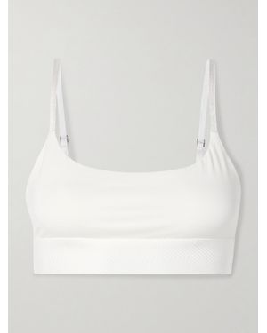 CDLP Lyocell-Blend Jersey Bralette - White