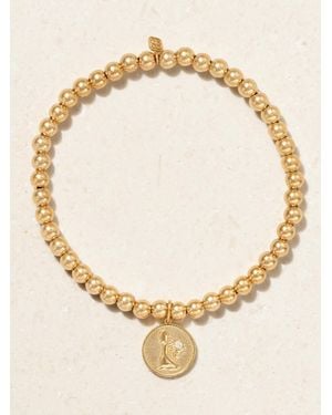 Sydney Evan Virgo 14-Karat Diamond Bracelet - Metallic