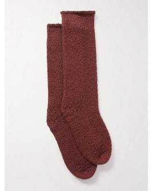 Gabriela Hearst Nikola Cashmere-Blend Socks - Red