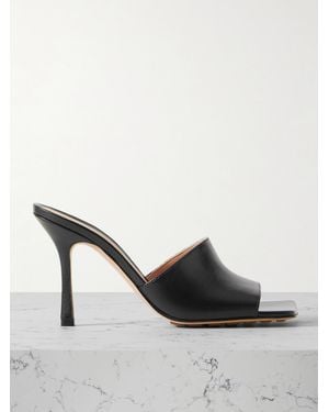 Bottega Veneta Leather Mules - Black