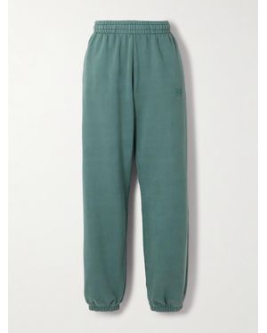 Anine Bing Karter Jogginghose Aus Baumwollfleece - Grün