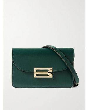 Victoria Beckham Dorian Nano Leather Shoulder Bag - Green