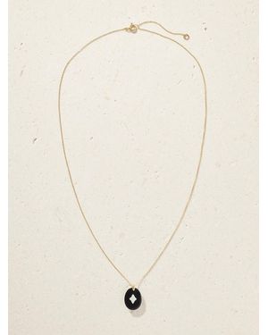Pascale Monvoisin Gina Kette Aus 9 Karat Mit Harz Und Diamanten - Natur