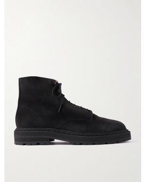 LEGRES 57 Suede Ankle Boots - Black
