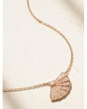 Garrard Fanfare Symphony 18-Karat Rose Diamond Necklace - Natural