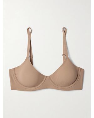 Skims Fits Everybody Unlined Demi Bra – Clay – Bügel-Bh - Natur