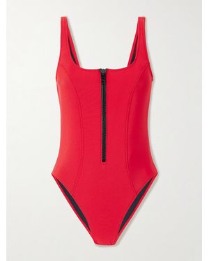 Lisa Marie Fernandez Jasmine Neoprene Swimsuit - Red