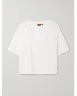 Jamie Haller The V Tee Oversized Cotton-Jersey T-Shirt - White