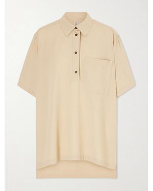 TOTEME Woven Blouse - Natural