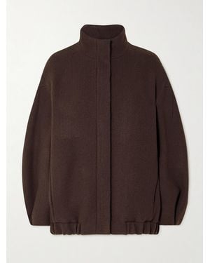 Dries Van Noten Oversized Wool Jacket - Brown