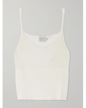 Deiji Studios Ribbed Lyocell Tank - White