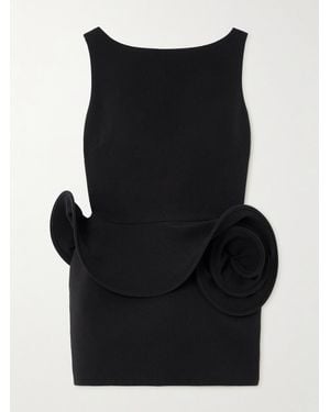 Magda Butrym Rückenfreies Minikleid Aus Crêpe - Schwarz