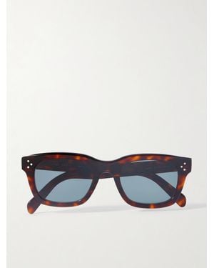 Celine D-Frame Tortoiseshell Acetate Sunglasses - Blau