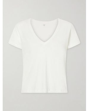 Leset Laura Cotton-Jersey T-Shirt - White