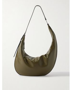Marni Schultertasche Aus Leder - Grün