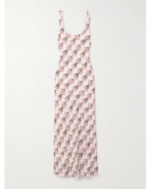 Alix Of Bohemia Adele Maxikleid Aus Seide - Pink