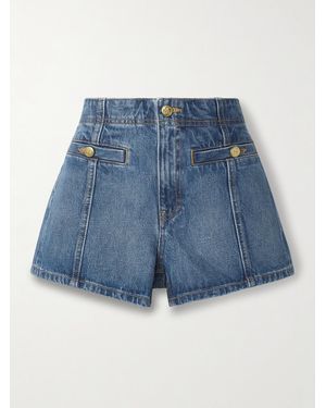 Ulla Johnson The Camille Denim Shorts - Blue