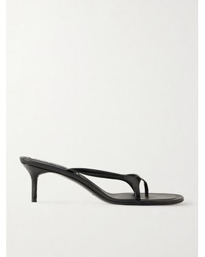 Acne Studios Patent-Leather Sandals - Black