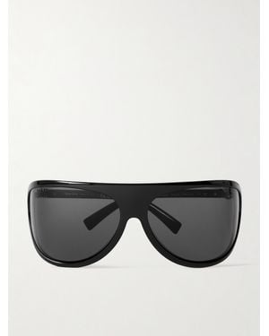 Miu Miu Oversized D-Frame Acetate Sunglasses - Black