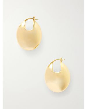 LIE STUDIO The Erin Creolen Aus Vergoldetem Silber - Mettallic