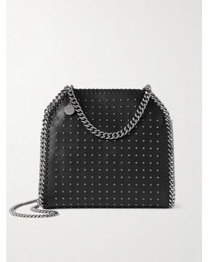 Stella McCartney Falabella Mini Schultertasche Mit Nieten - Schwarz
