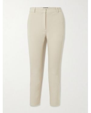 JOSEPH Eliston Gabardine Tapered Pants - Natural