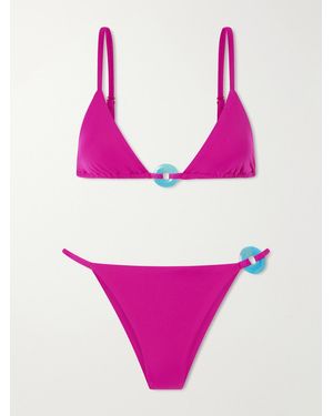 SARA CRISTINA Embellished Bikini - Pink