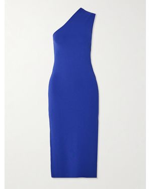 GAUGE81 Arriba One-Shoulder Knitted Midi Dress - Blue