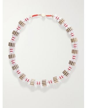 Roxanne Assoulin The Crimp Beaded-Tone Necklace - Natural