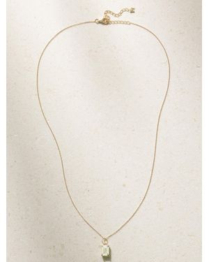Mateo 14-Karat Amethyst Necklace - White