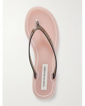 Christopher Esber Jo Pvc Flip Flops - Pink