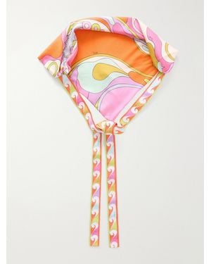 PUCCI Printed Silk-Twill Headscarf - Pink