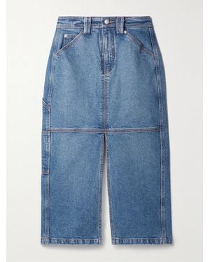 A.L.C. Jupe Midi En Jean Alden - Bleu