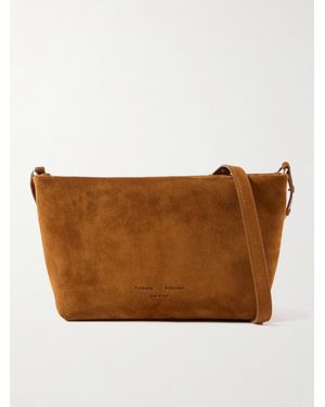 Proenza Schouler Bond Suede Shoulder Bag - Brown