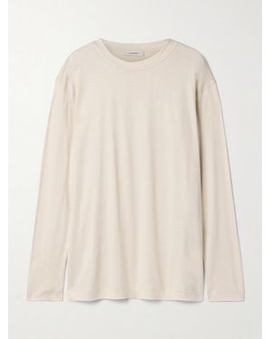 Lemaire Silk-Jersey T-Shirt - Natural