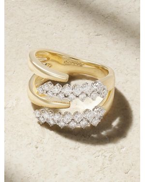 YEPREM 18-Karat And Diamond Ring - Natural
