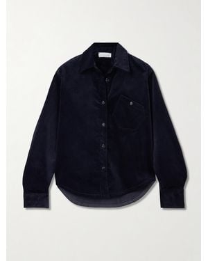 Violante Nessi Bartolomeo Cotton-Corduroy Shirt - Blue
