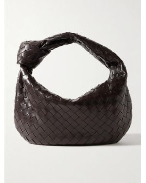 Bottega Veneta Jodie Small Intrecciato Leather Tote - Black