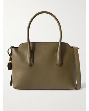 Tom Ford Mittelgroße Tote Aus Leder - Natur
