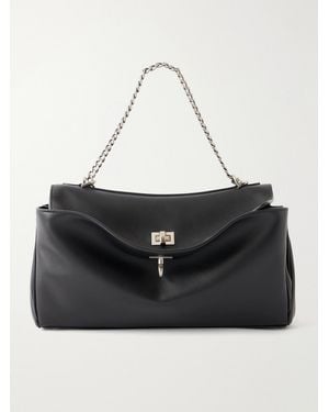 Balenciaga Rodeo Leather Top-Handle Bag - Black