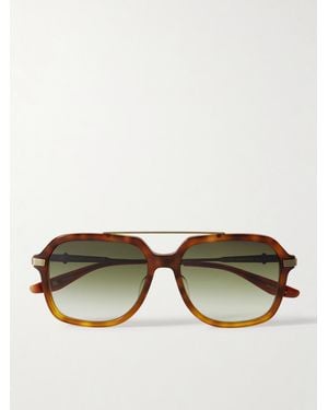 Barton Perreira D. Ellis Aviator-Style Acetate Sunglasses - Multicolour
