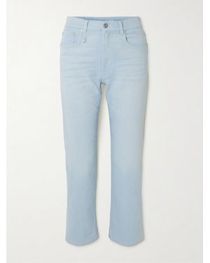 R13 Romeo Verkürzte, Hoch Sitzende Jeans Mit Schmalem Bein - Blau