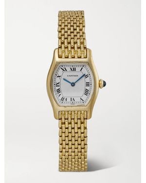 Stephanie Windsor Cartier Vintage 1980S Tortue 24Mm 18-Karat Watch, Ref. No. 9606 (Fits Up To 6.3' Wrist) - Metallic