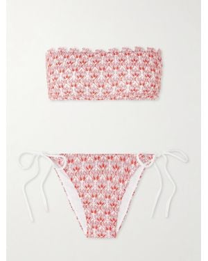 Missoni Mare Bandeau-Bikini Aus Häkelstrick - Pink